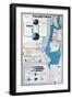 Map of Palestine Showing the Increase in Jewish Population Between 1934 and 1956-null-Framed Giclee Print