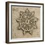 Map of Palmanova, from 'Les Villes De Venetie', 1704, Published by Rutgert Alberts in the Hague-null-Framed Giclee Print