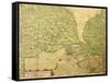 Map of Panama, 1744-null-Framed Stretched Canvas