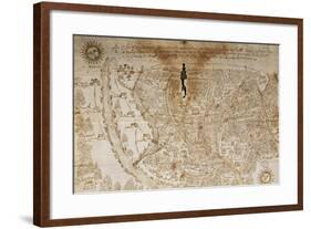 Map of Panama, the Land of Cayapa, Yatino and Yambas, 1597-null-Framed Giclee Print