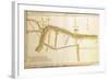 Map of Panfilio Canal in Port of Ravenna, Italy-null-Framed Giclee Print