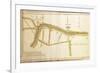 Map of Panfilio Canal in Port of Ravenna, Italy-null-Framed Giclee Print