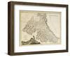 Map of Papal States, Italy, 1783-null-Framed Giclee Print