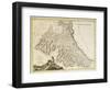 Map of Papal States, Italy, 1783-null-Framed Giclee Print