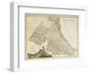 Map of Papal States, Italy, 1783-null-Framed Giclee Print