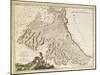 Map of Papal States, Italy, 1783-null-Mounted Giclee Print