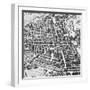 Map of Paris, 1620-null-Framed Giclee Print