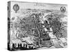 Map of Paris, 1620-null-Stretched Canvas