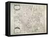 Map of Paris, 1723-B. Jaillot-Framed Stretched Canvas