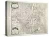 Map of Paris, 1723-B. Jaillot-Stretched Canvas
