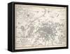 Map of Paris and its Environs, Published by William Blackwood and Sons, Edinburgh and London, 1848-Alexander Keith Johnston-Framed Stretched Canvas