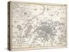 Map of Paris and its Environs, Published by William Blackwood and Sons, Edinburgh and London, 1848-Alexander Keith Johnston-Stretched Canvas