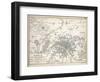 Map of Paris and its Environs, Published by William Blackwood and Sons, Edinburgh and London, 1848-Alexander Keith Johnston-Framed Giclee Print