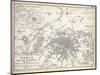 Map of Paris and its Environs, Published by William Blackwood and Sons, Edinburgh and London, 1848-Alexander Keith Johnston-Mounted Giclee Print