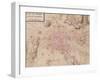 Map of Paris and Its Surroundings, from "Oisivetes"-Sebastien Le Pretre de Vauban-Framed Giclee Print