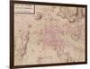 Map of Paris and Its Surroundings, from "Oisivetes"-Sebastien Le Pretre de Vauban-Framed Giclee Print