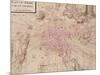 Map of Paris and Its Surroundings, from "Oisivetes"-Sebastien Le Pretre de Vauban-Mounted Giclee Print