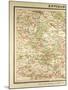 Map of Paris and its Vicinity-null-Mounted Giclee Print