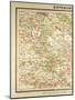 Map of Paris and its Vicinity-null-Mounted Giclee Print