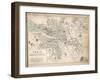 Map of Paris at the Outbreak of the French Revolution, 1789, Published by William Blackwood and…-Alexander Keith Johnston-Framed Giclee Print