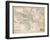 Map of Paris at the Outbreak of the French Revolution, 1789, Published by William Blackwood and…-Alexander Keith Johnston-Framed Giclee Print