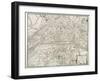 Map of Paris, from 'L'Atlas De Paris' by Jean De La Caille, 1714-null-Framed Giclee Print