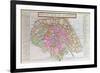 Map of Paris, June 1800-null-Framed Giclee Print