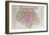 Map of Paris, June 1800-null-Framed Giclee Print