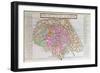 Map of Paris, June 1800-null-Framed Giclee Print