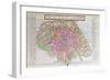 Map of Paris, June 1800-null-Framed Giclee Print