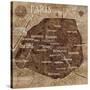 Map of Paris-Luke Wilson-Stretched Canvas