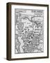 Map of Pearl Harbor with Location of Ships Just Prior to the Japanese Attack on Dec. 7, 1941-null-Framed Art Print