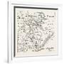 Map of Pennsylvania and West New Jersey, from Thomas's History of Pennsylvania.Usa, 1870S-null-Framed Giclee Print