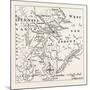 Map of Pennsylvania and West New Jersey, from Thomas's History of Pennsylvania.Usa, 1870S-null-Mounted Giclee Print