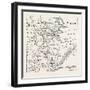 Map of Pennsylvania and West New Jersey, from Thomas's History of Pennsylvania.Usa, 1870S-null-Framed Giclee Print