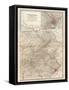 Map of Pennsylvania, Eastern Part. United States. Inset Map of Philadelphia and Vicinity-Encyclopaedia Britannica-Framed Stretched Canvas
