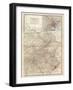 Map of Pennsylvania, Eastern Part. United States. Inset Map of Philadelphia and Vicinity-Encyclopaedia Britannica-Framed Art Print