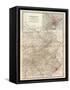 Map of Pennsylvania, Eastern Part. United States. Inset Map of Philadelphia and Vicinity-Encyclopaedia Britannica-Framed Stretched Canvas