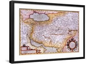 Map of Persia, 1638-Gerardus Mercator-Framed Giclee Print