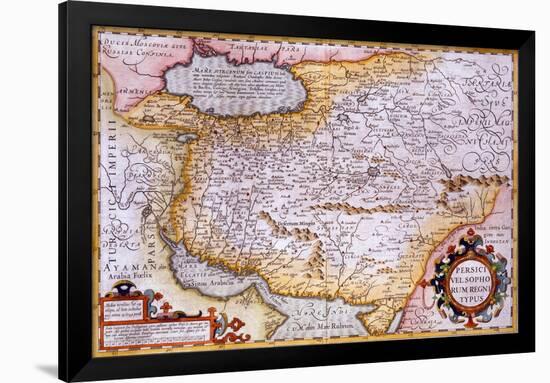 Map of Persia, 1638-Gerardus Mercator-Framed Giclee Print