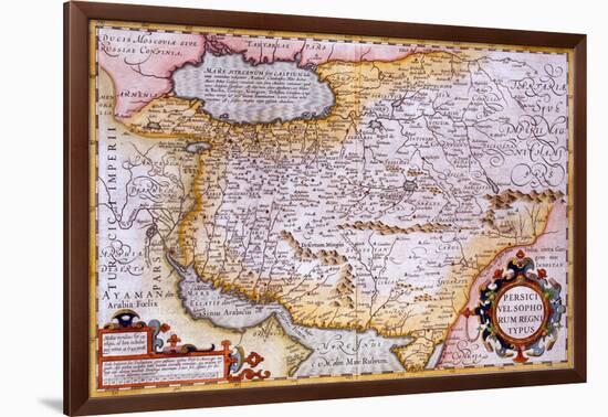 Map of Persia, 1638-Gerardus Mercator-Framed Giclee Print