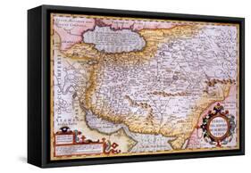 Map of Persia, 1638-Gerardus Mercator-Framed Stretched Canvas