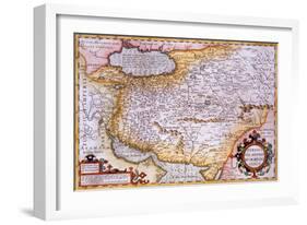 Map of Persia, 1638-Gerardus Mercator-Framed Giclee Print