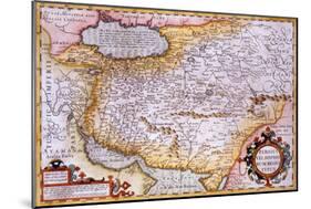 Map of Persia, 1638-Gerardus Mercator-Mounted Giclee Print