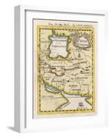 Map of Persia and Arabia-null-Framed Art Print