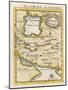 Map of Persia and Arabia-null-Mounted Art Print