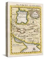 Map of Persia and Arabia-null-Stretched Canvas