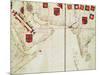 Map of Persia, Arabia and India, from an Atlas, 1571-Fernao Vaz Dourado-Mounted Giclee Print