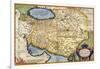 Map of Persia, from the "Theatrum Orbis Terrarum", Pub. by Abraham Ortelius Antwerp, circa 1590-null-Framed Giclee Print