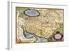 Map of Persia, from the "Theatrum Orbis Terrarum", Pub. by Abraham Ortelius Antwerp, circa 1590-null-Framed Giclee Print